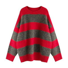 Oversized Striped Sweater - Wear and Wander
