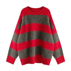 Oversized Striped Sweater - Wear and Wander