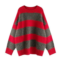 Oversized Striped Sweater - Wear and Wander