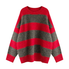 Oversized Striped Sweater - Wear and Wander