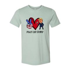Peace Love Trump Shirt - Wear and Wander