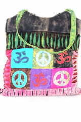 Peace & Om Patchwork Jhola Carry Bag - Wear and Wander