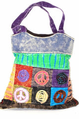 Peace & Om Patchwork Jhola Carry Bag - Wear and Wander