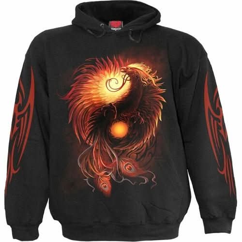 PHOENIX ARISEN - Hoody Black - Wear and Wander