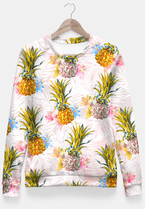 Pineapple love Fitted Waist Sweater Women - Wear and Wander