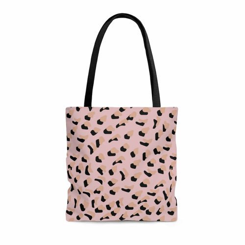 Pink Leopard Print Shopper Tote Bag Medium - Wear n Wander