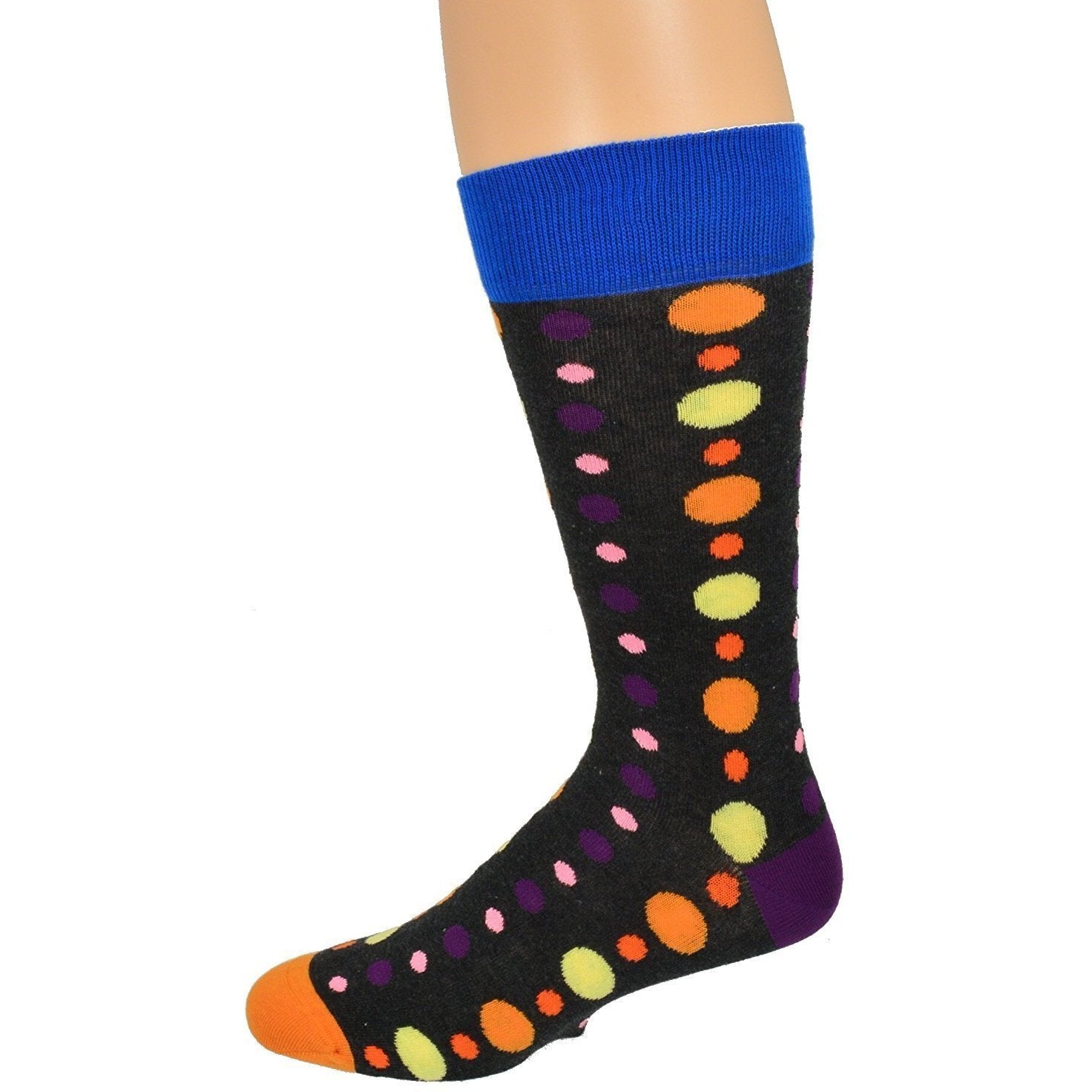 Polka Dot Pattern Colorful Crew Cotton Socks - Wear and Wander