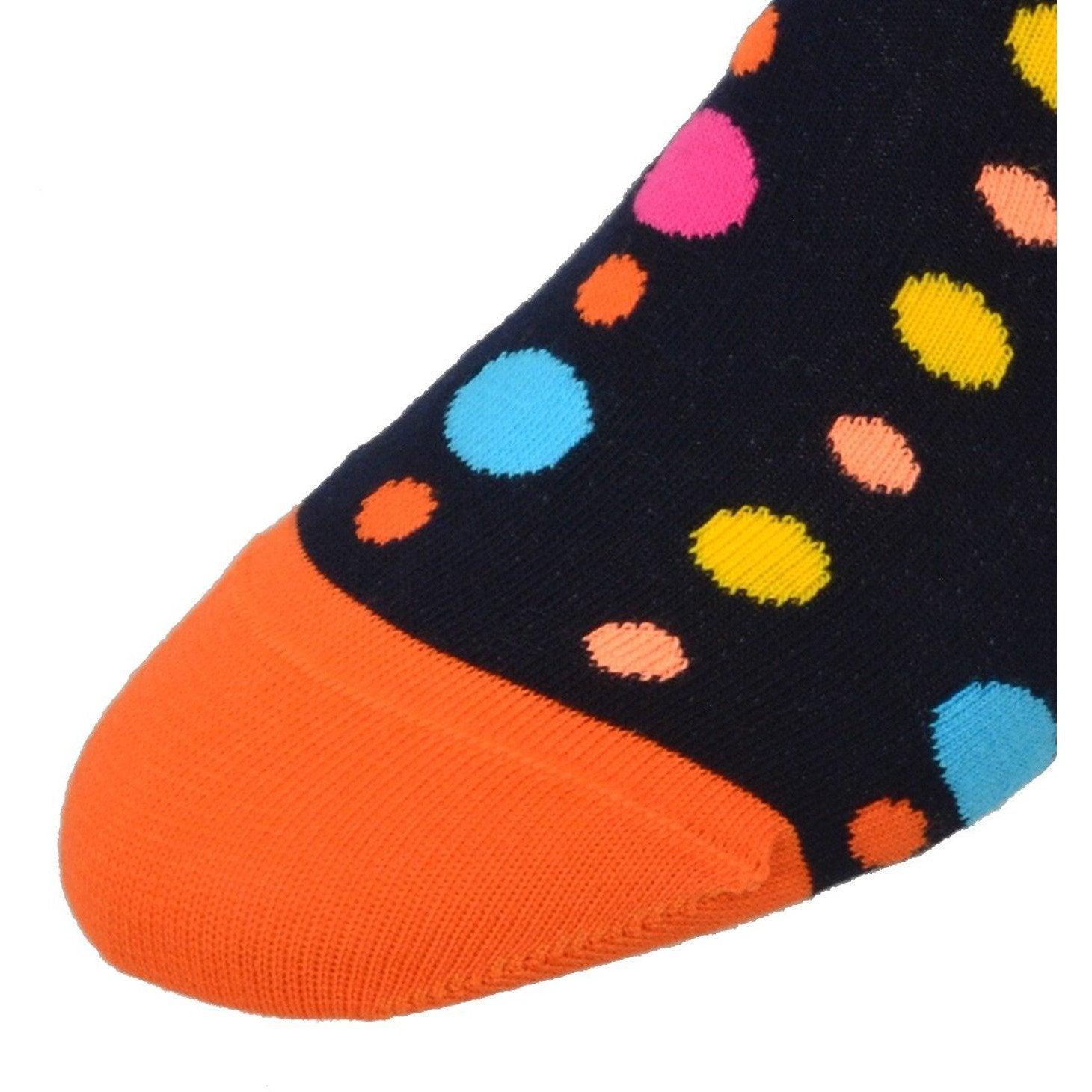 Polka Dot Pattern Colorful Crew Cotton Socks - Wear and Wander