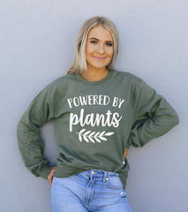 Powered By Plants Sweatshirt - Wear and Wander