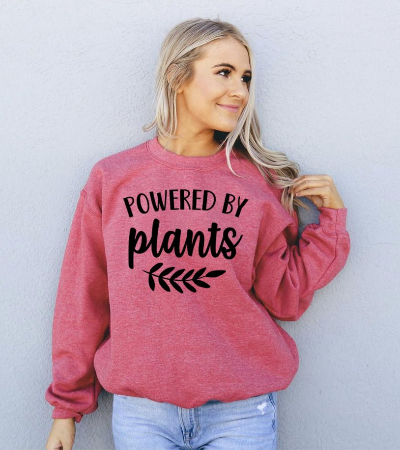 Powered By Plants Sweatshirt - Wear and Wander