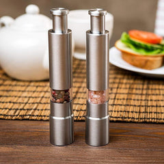 Premium Stainless Steel Salt and Pepper Spice Grinder - Wear n Wander