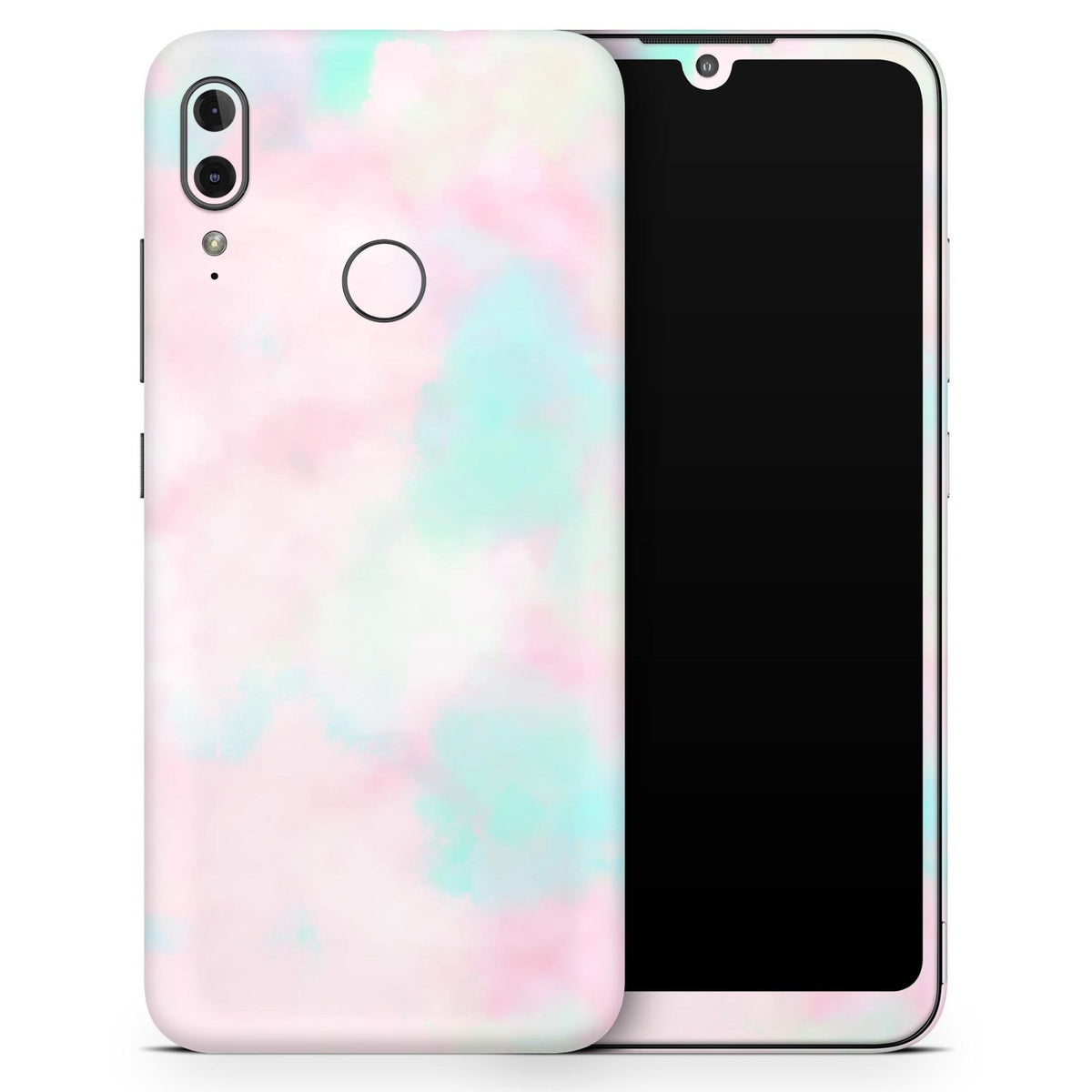 Pretty Pastel Clouds V7 - Full Body Skin Decal Wrap Kit for Motorola - Wear and Wander