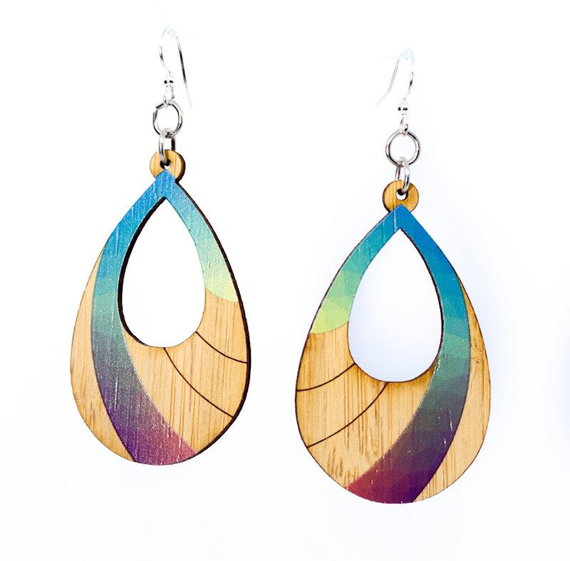 Prism Bamboo Earrings #966 - Wear and Wander