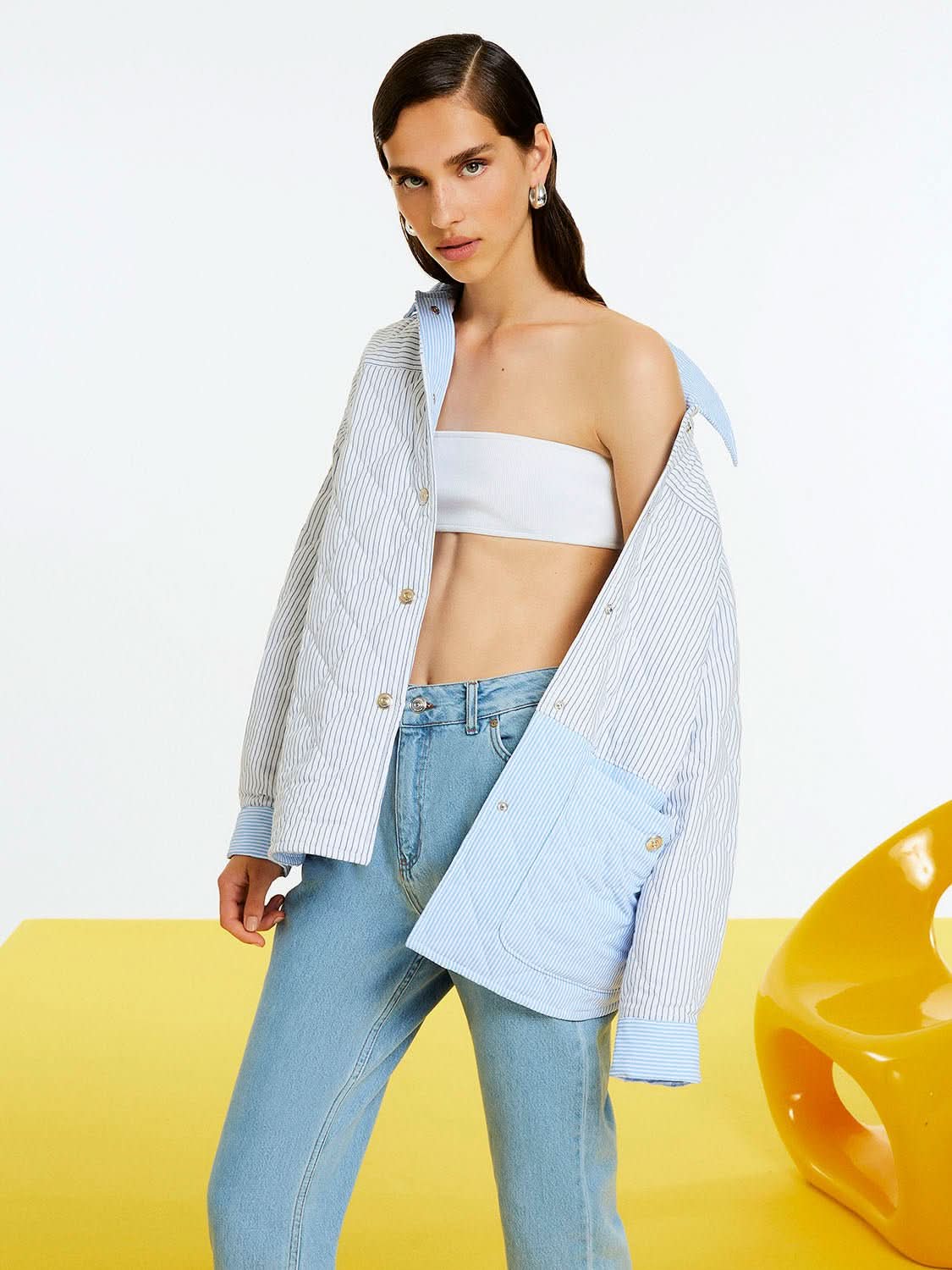 Quilted Oversized Shirt Jacket - Wear and Wander