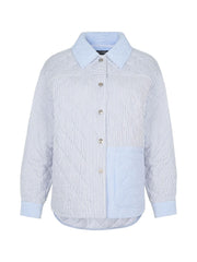 Quilted Oversized Shirt Jacket - Wear and Wander