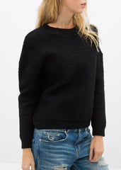 Rag Wool Knit Crew Neck Sweater - Wear and Wander