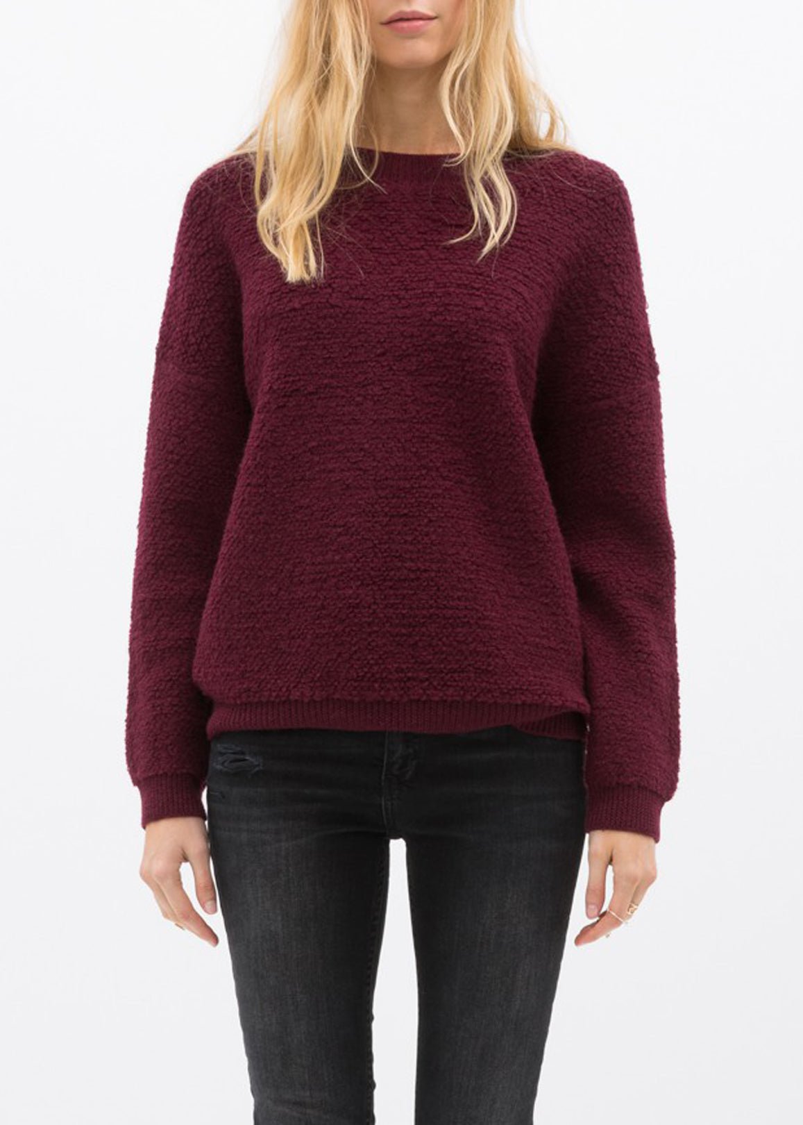 Rag Wool Knit Crew Neck Sweater - Wear and Wander