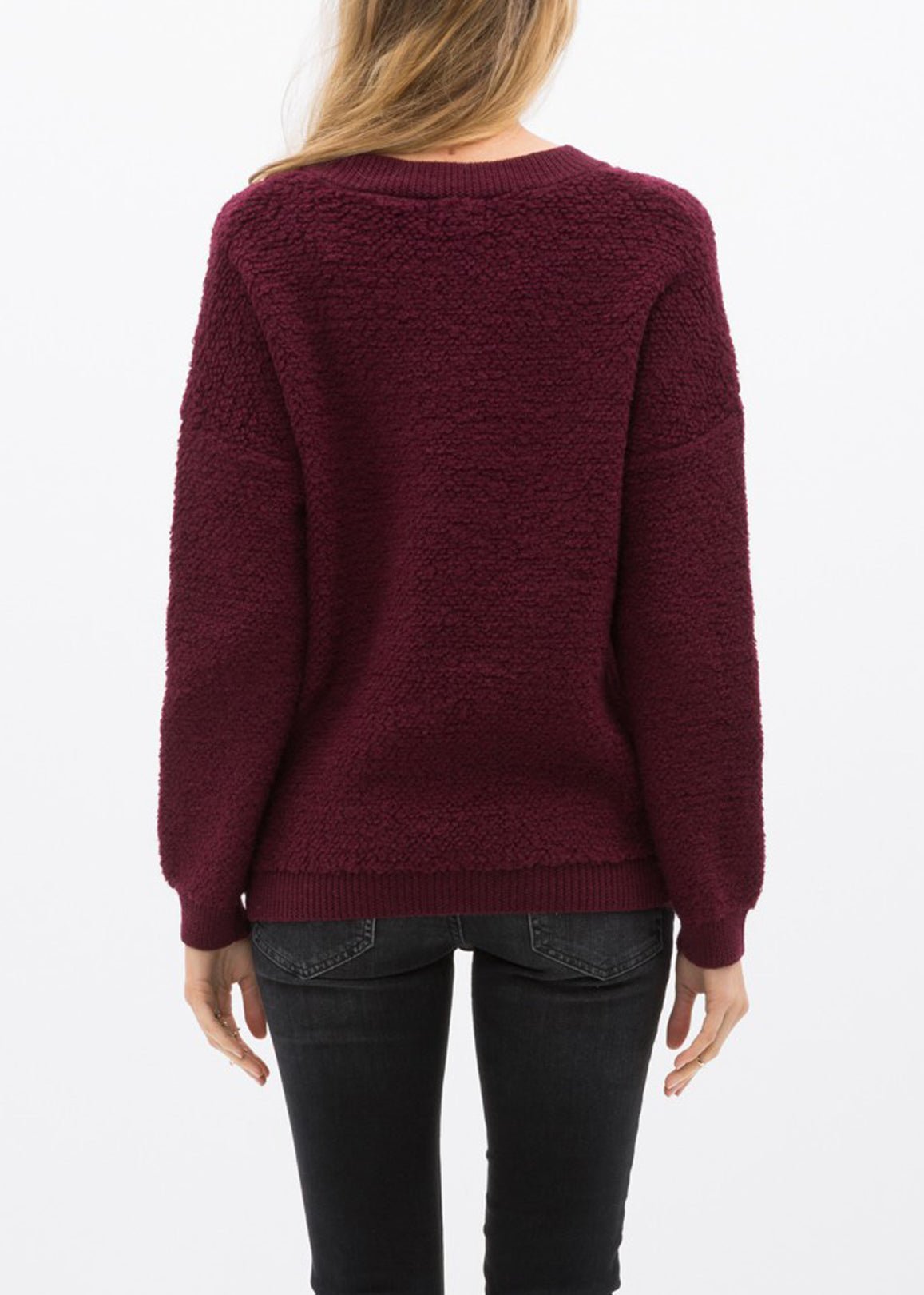 Rag Wool Knit Crew Neck Sweater - Wear and Wander