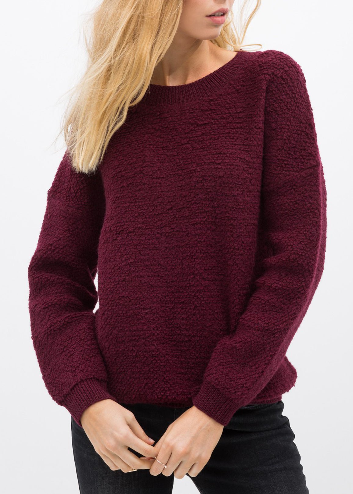 Rag Wool Knit Crew Neck Sweater - Wear and Wander