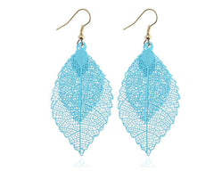 Rainbow Leaf Earrings - Wear and Wander