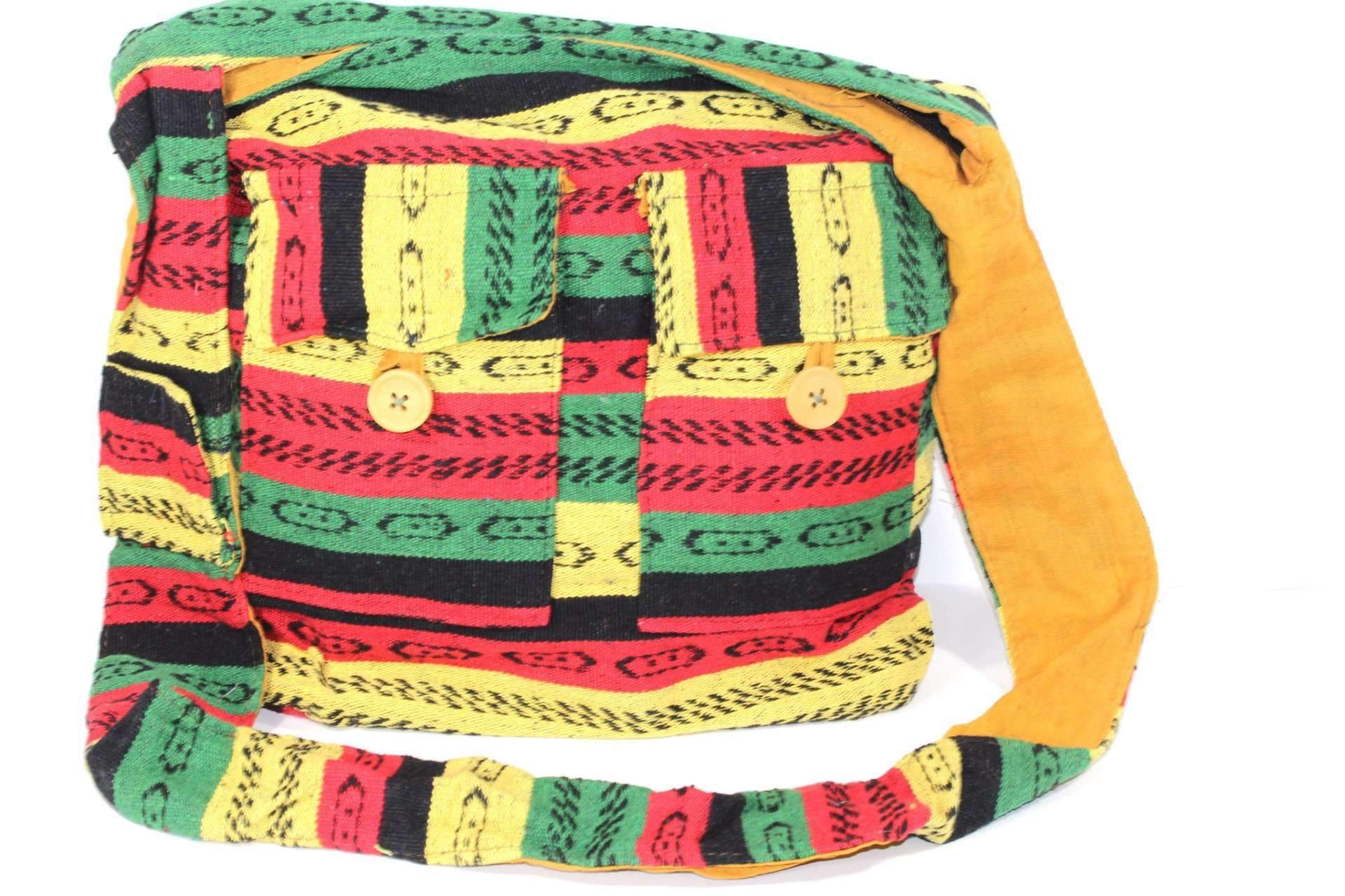 Rasta Vibes Durrie Sling Bag - Wear and Wander