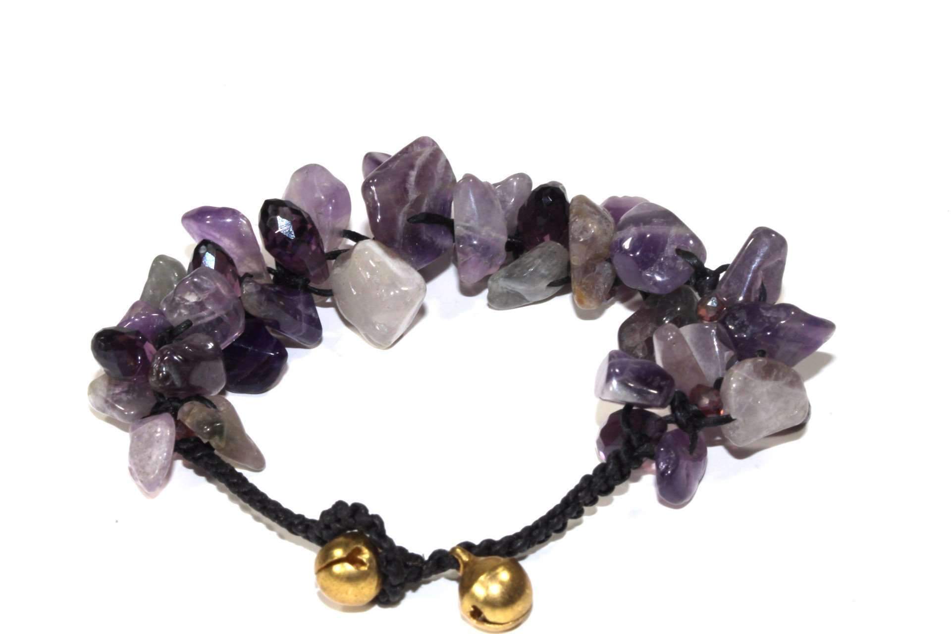 Raw Amethyst Stone Bracelet - Wear and Wander