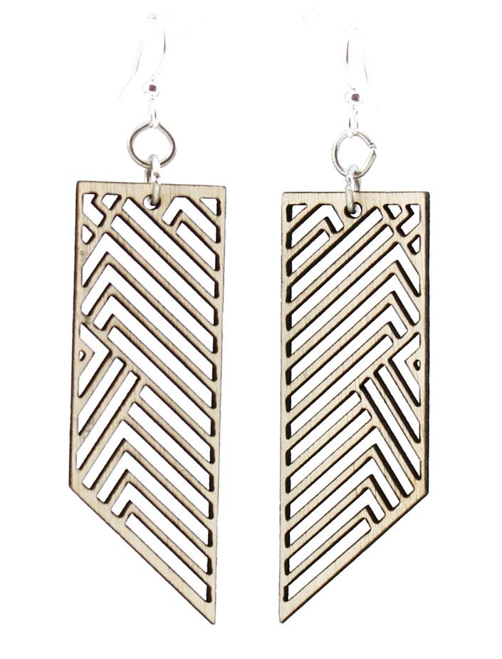 Rectangular Rhapsody Earrings #1597 - Wear and Wander