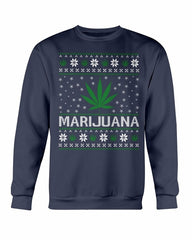 Sudadera de invierno con marihuana