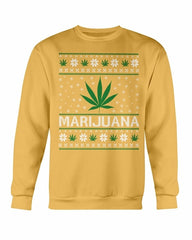 Sudadera de invierno con marihuana