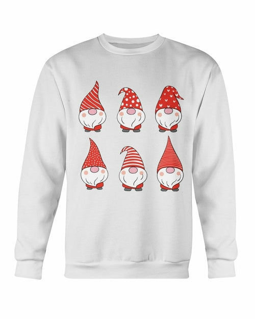 Sudadera navideña con lindos gnomos