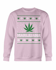 Sudadera de invierno con marihuana