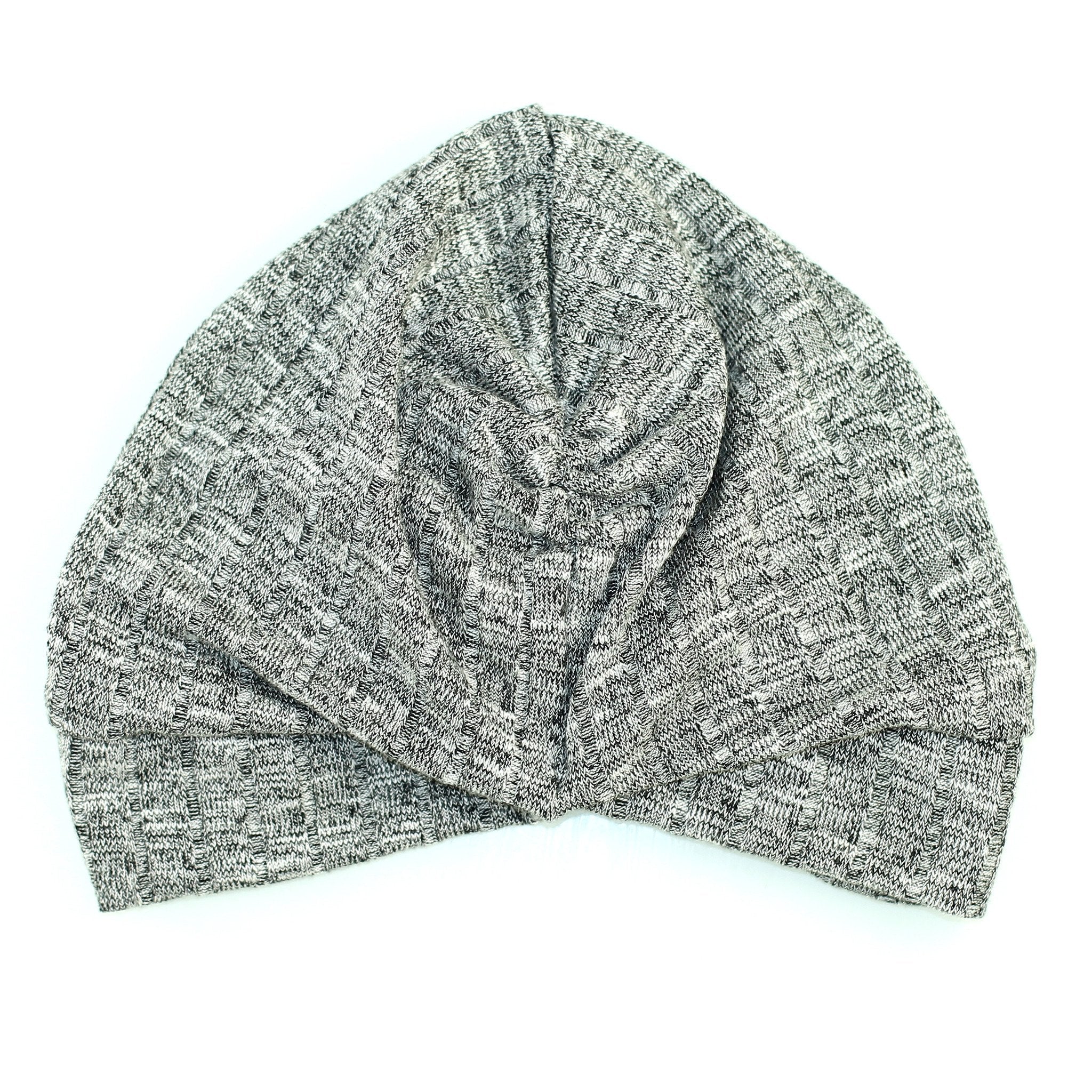 Rib Knit Sweater Turban - Wear and Wander