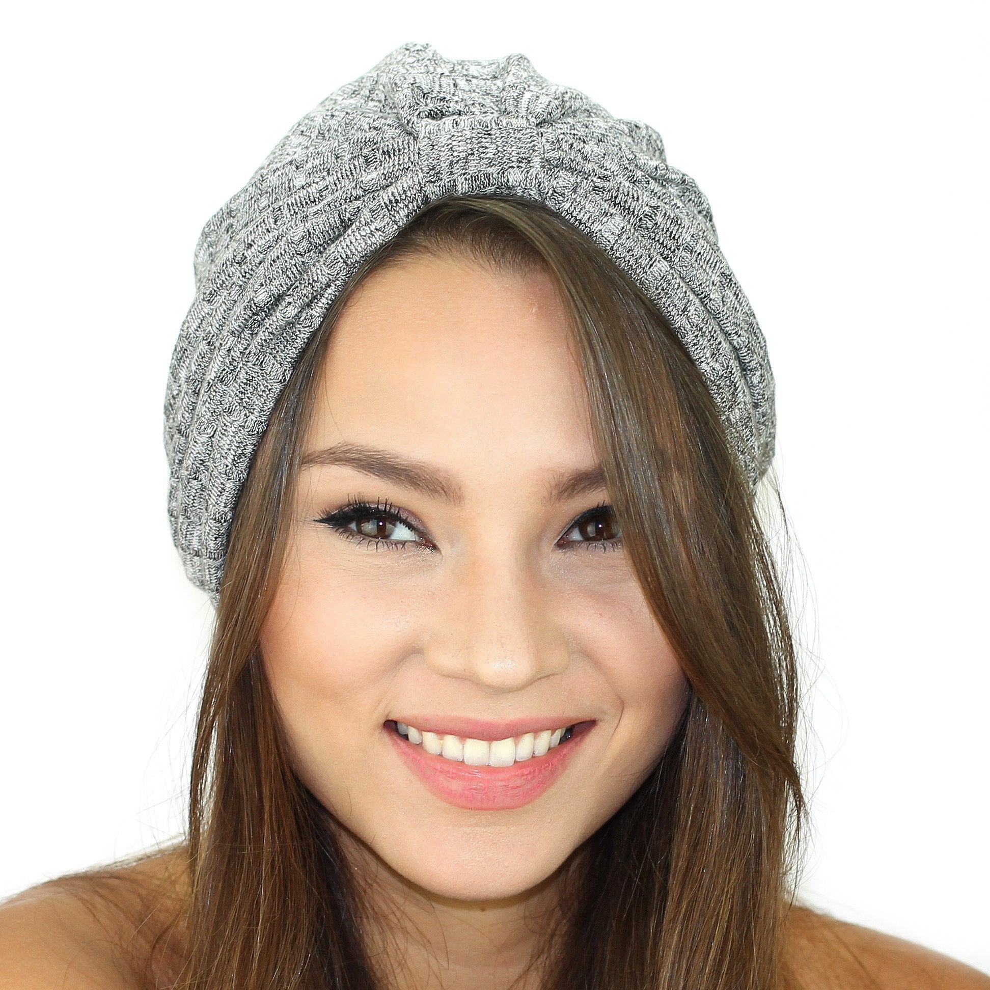 Rib Knit Sweater Turban - Wear and Wander