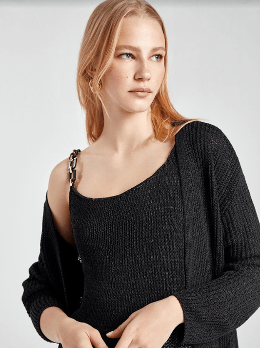 Ribbed Knit Cardigan - Wear and Wander
