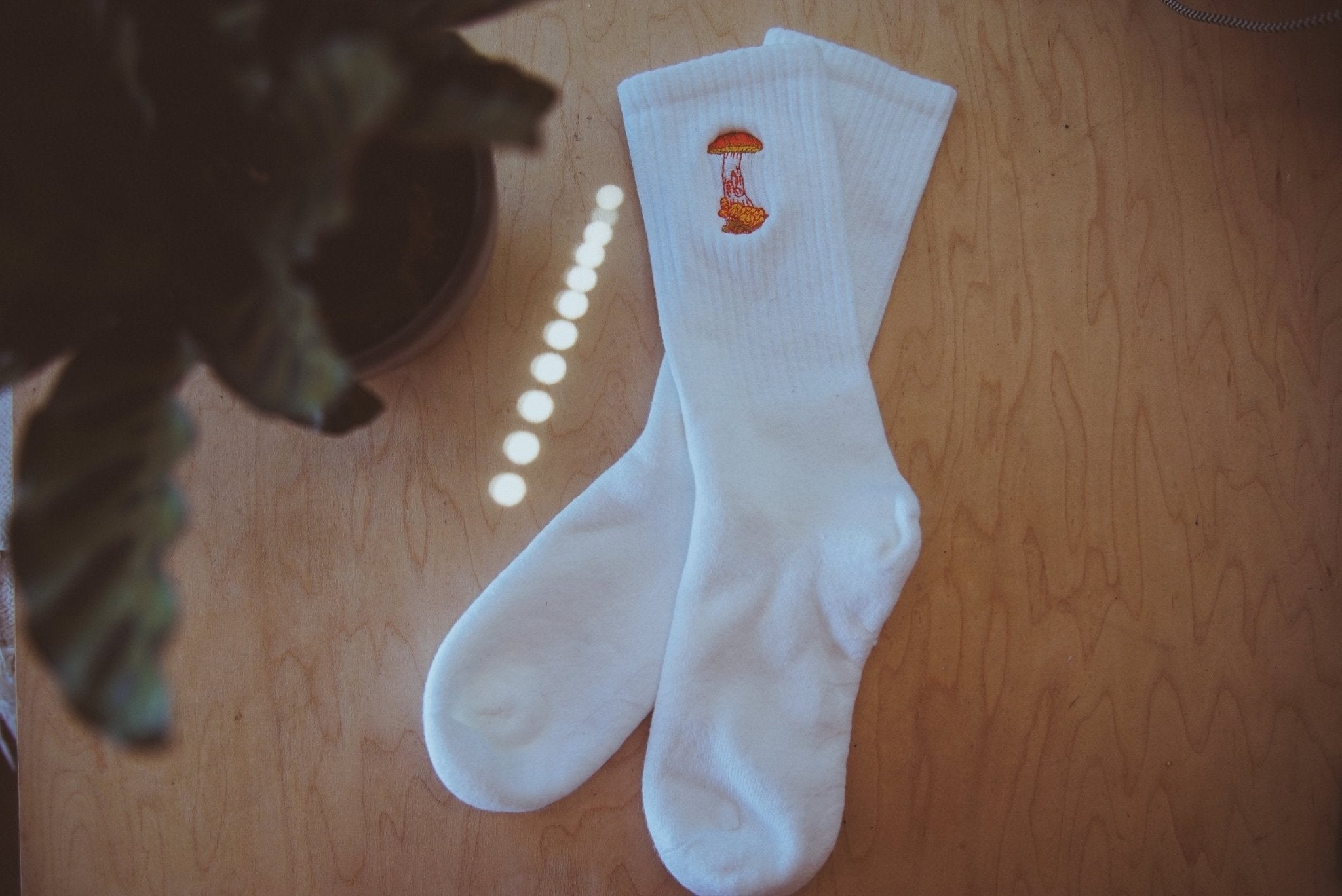 Rocket Fuel - Embroidered Socks - Wear and Wander