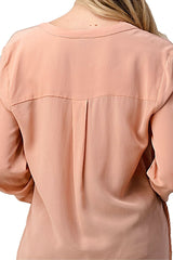 Ruffle Detail Button - Up Blouse - Wear and Wander