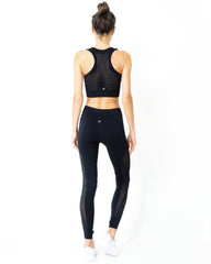 SALE! 50% OFF! Milano Leggings & Bra Set - BLACK [MADE IN ITALY] - Wear and Wander