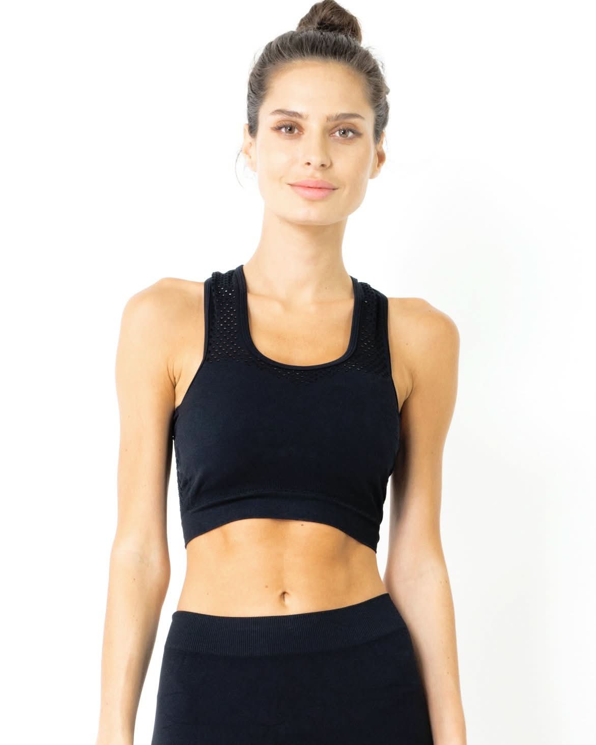 SALE! 50% OFF! Milano Leggings & Bra Set - BLACK [MADE IN ITALY] - Wear and Wander