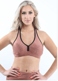 SALE! 50% OFF! Roma Activewear Sports Bra - Copper [MADE IN ITALY] - Wear and Wander