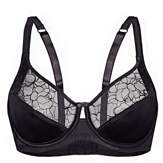 Sassa Marvelous Satin Semi Sheer Bra - Wear and Wander