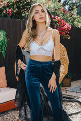 Sexy Floral Lace Strappy Front Bralette - Wear and Wander