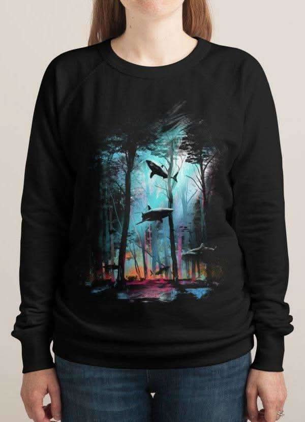 SHARK FOREST WOMEN Printed SWEAT SHIRT - Wear and Wander