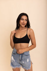 Sheer Mesh Basic Bralette - Wear and Wander