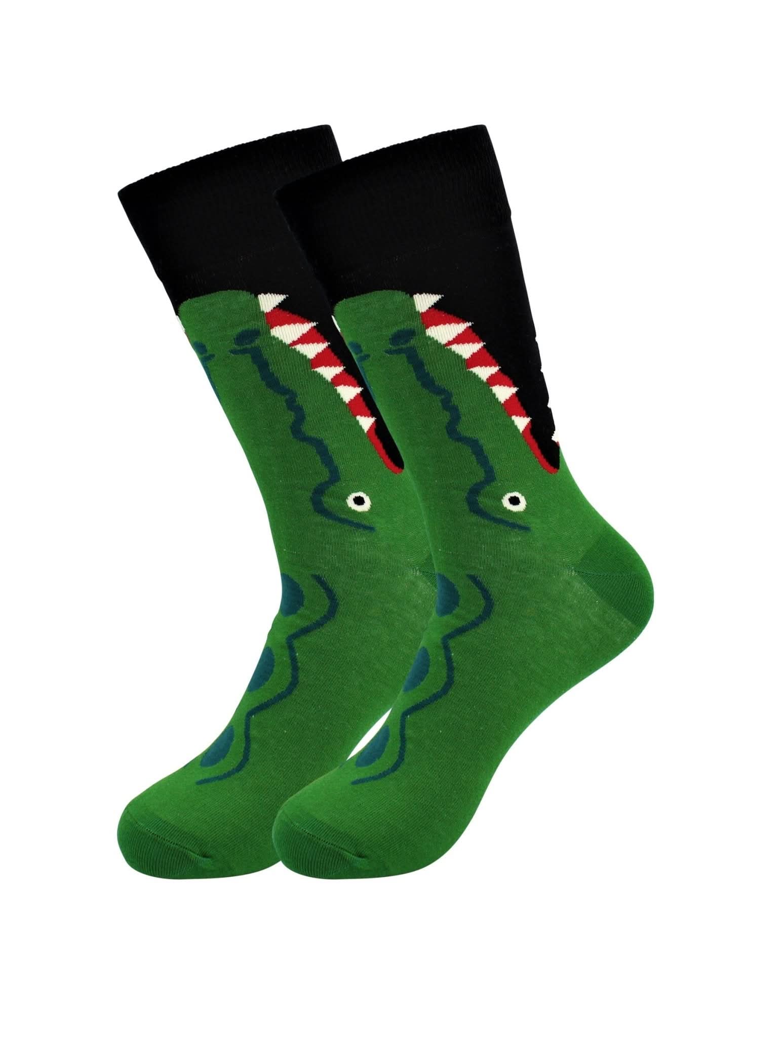 Sick Socks – Crocodile – Down South Casual Dress Socks - Wear and Wander