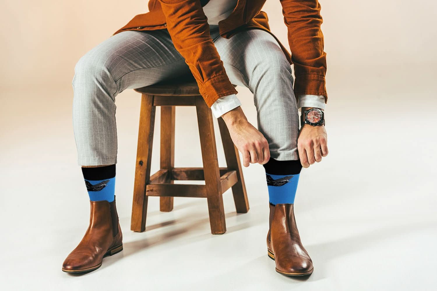 Sick Socks – Eagle – Exotic Animals Casual Dress Socks - Wear and Wander