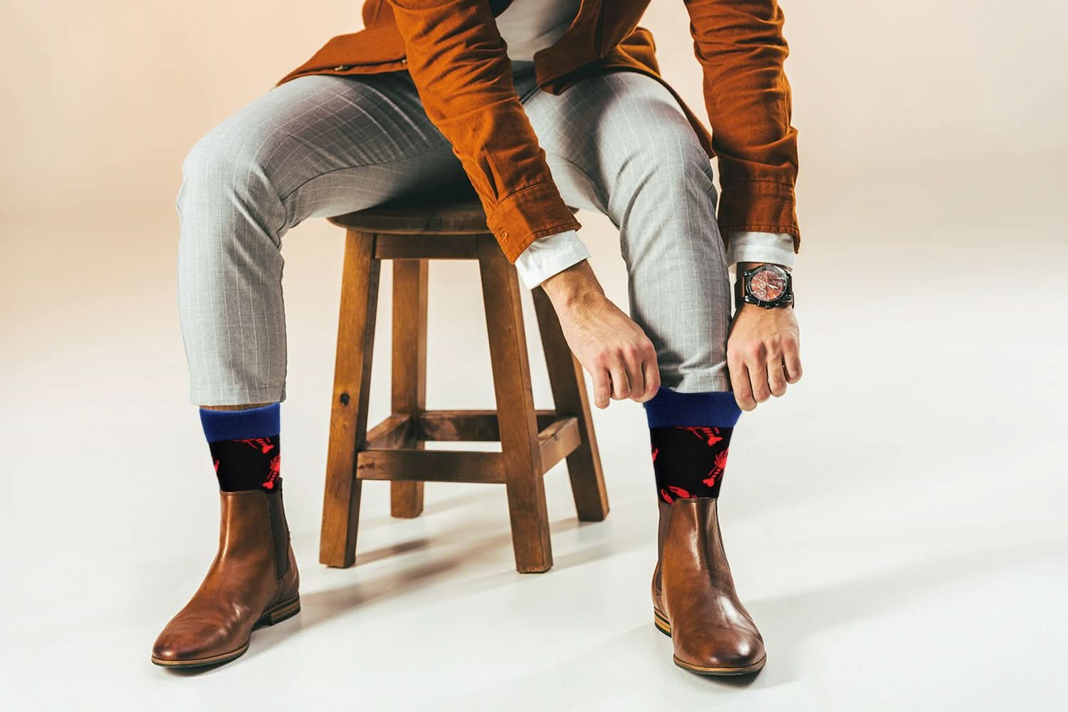 Sick Socks – Lobster (Blue) - Food Service - Wear and Wander