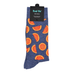 Sick Socks – Orange – Down on the Farm Socks For Men and Women - Wear and Wander