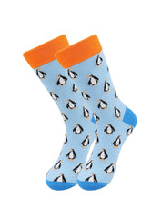 Sick Socks - Penguin - Exotic Animals Casual Dress Socks - Wear and Wander