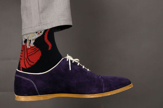 Sick Socks – Playful Cat – Animal Pets Casual Dress Socks - Wear and Wander