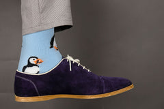 Sick Socks – Puffin – Exotic Animals Casual Dress Socks - Wear and Wander